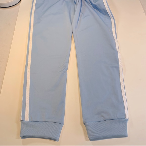 Adidas youth med baby blue NWT superstar track pants w drawstring waist - Picture 15 of 15